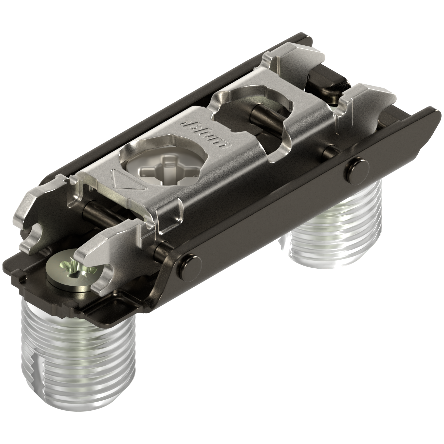 BASE CLIP TOP, Recta, 0mm, excéntrica, con tacos 10 mm – Valdemoro Cocinas